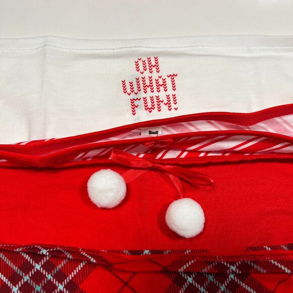 Victoria Secret Pink XL Cheeky Panties Cotton Blend Christmas Holiday Pack of 5 - Picture 5 of 13